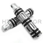 Chrome Edge Cut Footpegs for Victory Hammer (2004–2017)