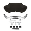 9.5'' Windshield Windscreen & Chrome Trims for Harley Road Glide (2004-2013)