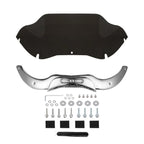 9.5'' Windshield Windscreen & Chrome Trims for Harley Road Glide (2004-2013)