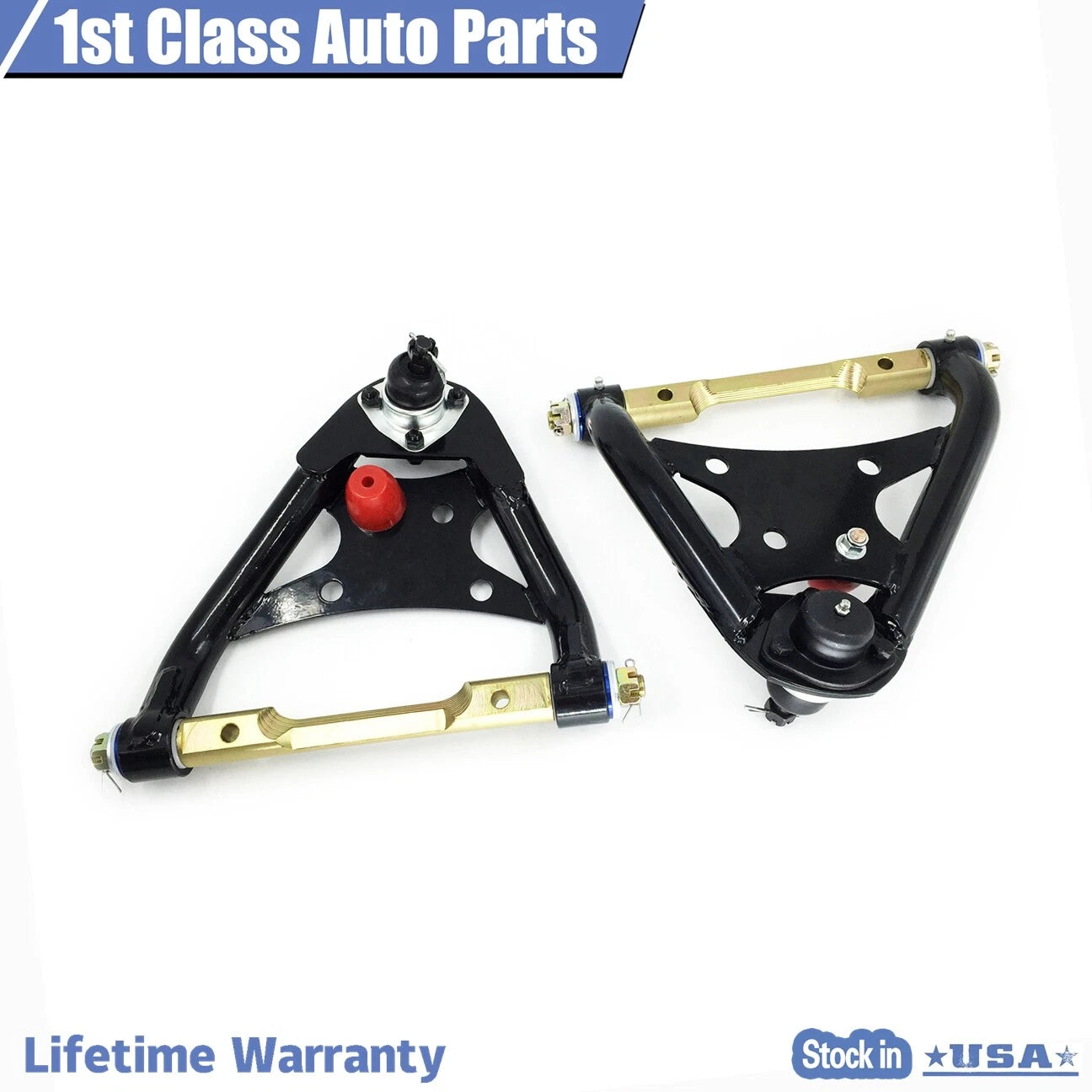 Set of 2 Tubular Control Arms for Chevy Impala Bel Air (1958–1964)