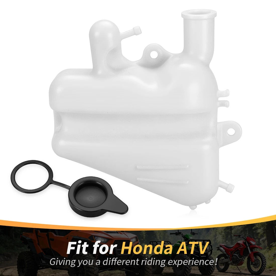 Radiator Reservoir Tank for Honda Rancher 420 4x4 TRX420 (2007–2023)