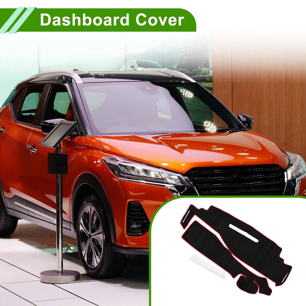 Dashboard Dash Cover Mat for Nissan Serena C27 (2016–2022) Black Red