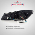 Red LED Tail Lights Pair for Lexus IS350 IS F IS250 (2006–2012)