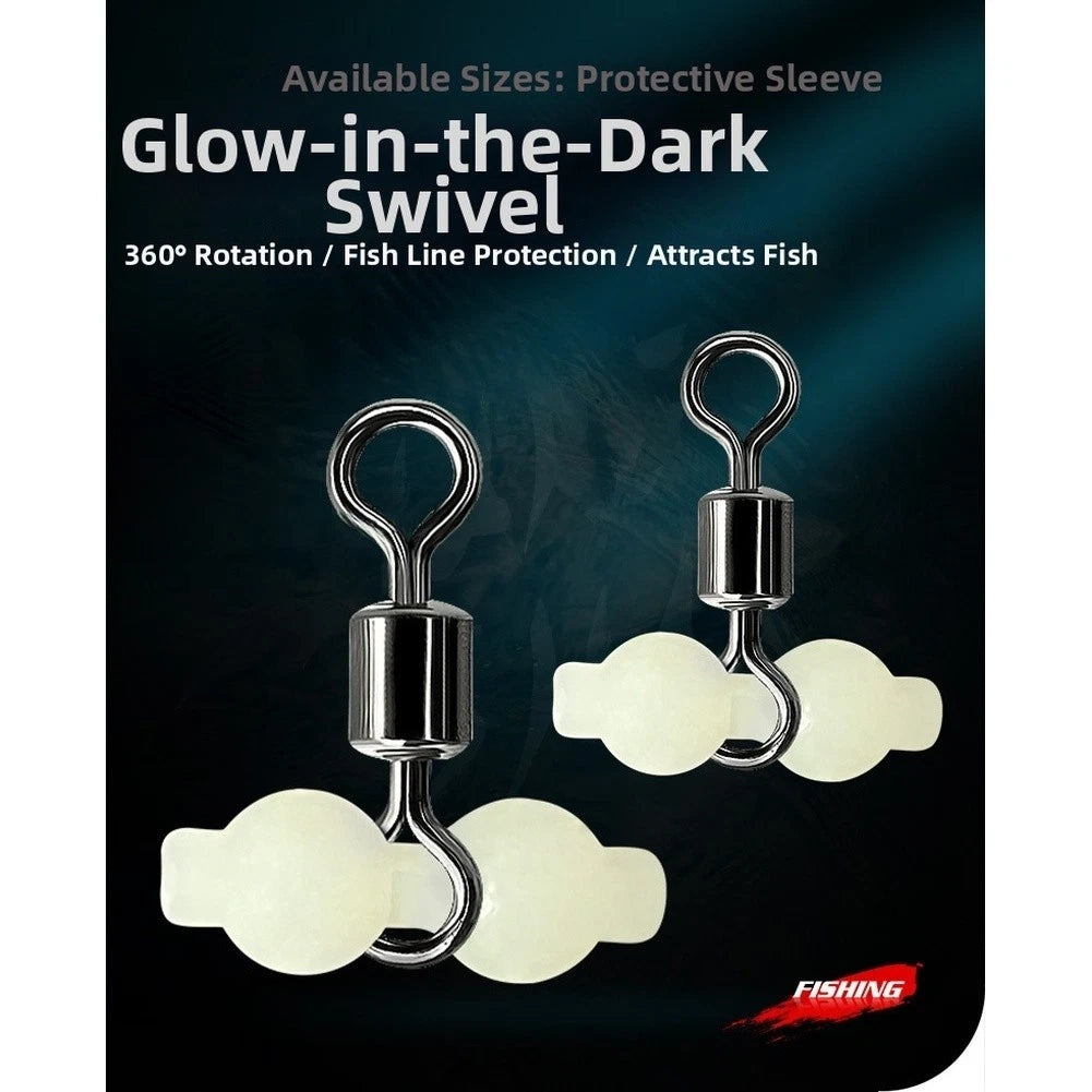 Fishing Swivel with Glow Plastic Beads for Universal Use (2010–2023)