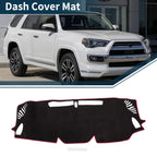 Dashboard Cover Mat for Subaru Levorg (2014–2020) Black Red Set