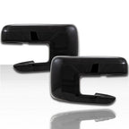 Set of 2 Mirror Covers for 2021-2025 Ford F-150 w/o Turn Signal - Gloss Black