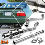 4" Rolled Tip Muffler for Honda Accord 2.2L (1994–1997) - Stainless Steel Catback
