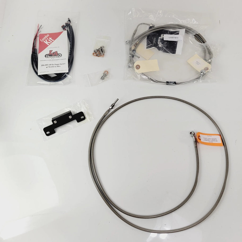Ape Hanger Install Kit for Harley Touring (2017–2019) LA-8055KT3-13