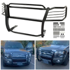 Bumper Grille Brush Guard for Ford Expedition (2003–2017) w/ 2 Headlight Guards