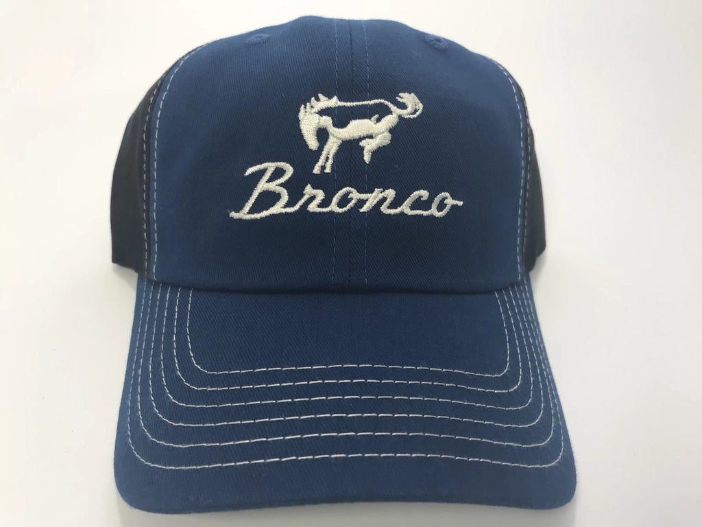 Ford Bronco Licensed Hat Cap Blue Black with Emblem for Ford Bronco (1996–2024)