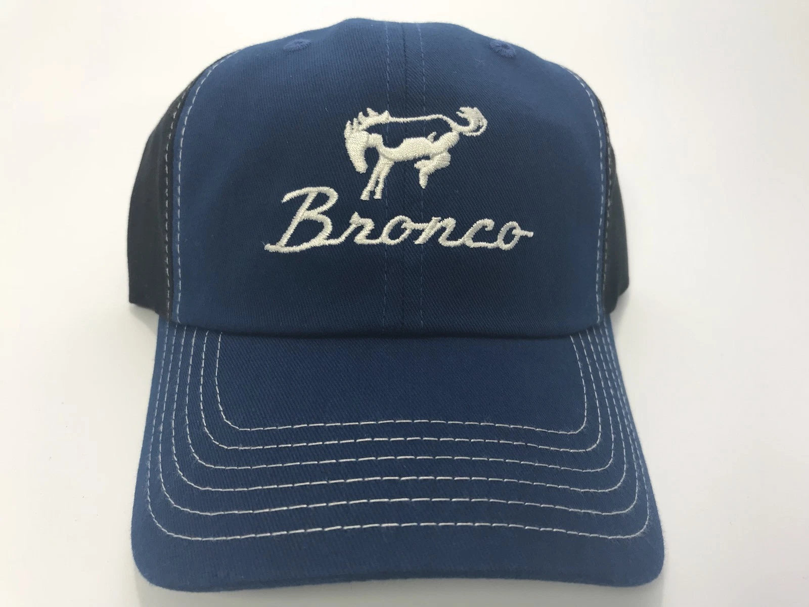 Ford Bronco Licensed Hat Cap Blue Black with Emblem for Ford Bronco (1996–2024)