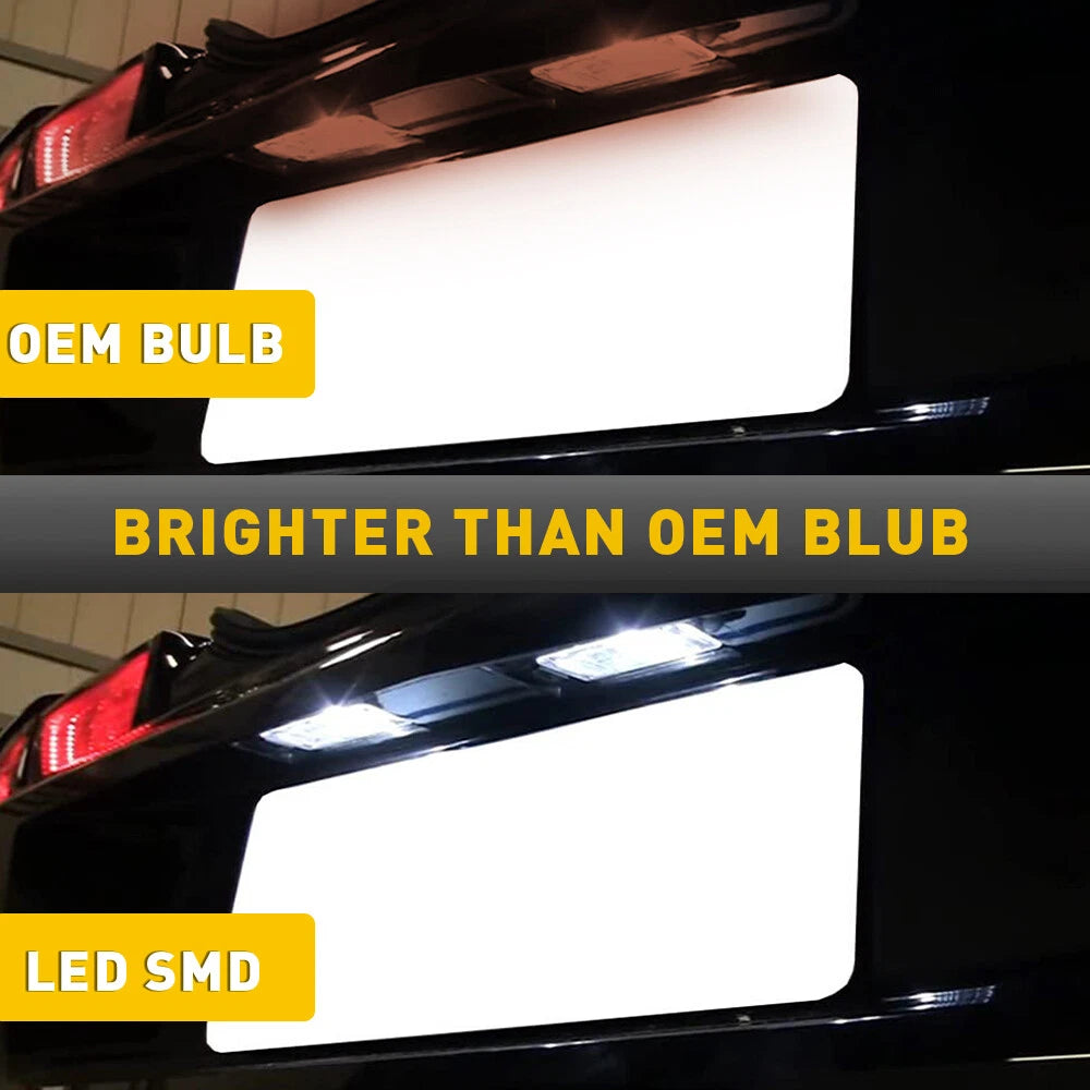 LED License Plate Light for Chevy Silverado Sierra 1500 2500 (2014–2023)