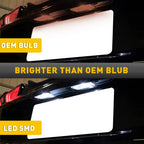 LED License Plate Light for Chevy Silverado Sierra 1500 2500 (2014–2023)