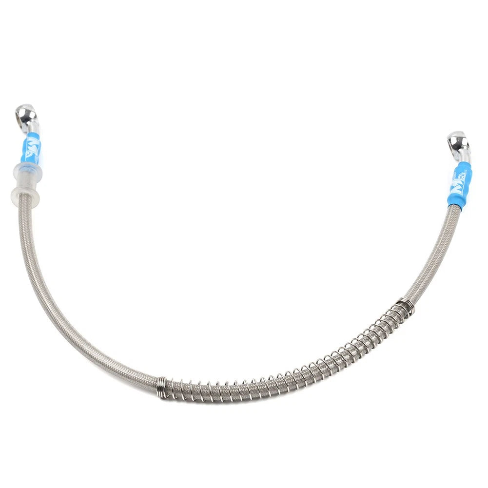 Braided Steel Brake Clutch Oil Hose Line Pipe for Motorcycle (60cm)