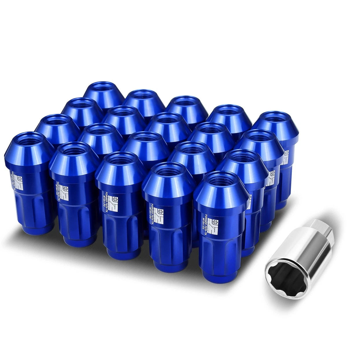 Set of 20 Closed End Lug Nuts M12 X1.5 24mm OD for J2 Aluminum