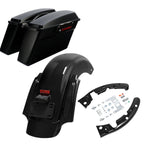 Hard Saddlebags & Rear Fender for Harley Touring Street Road Glide (2009–2013)