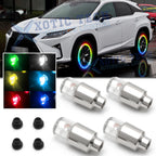 Multicolor LED Wheel Tire Valve Cap Flashing For Lexus IS RC (2014–2019)