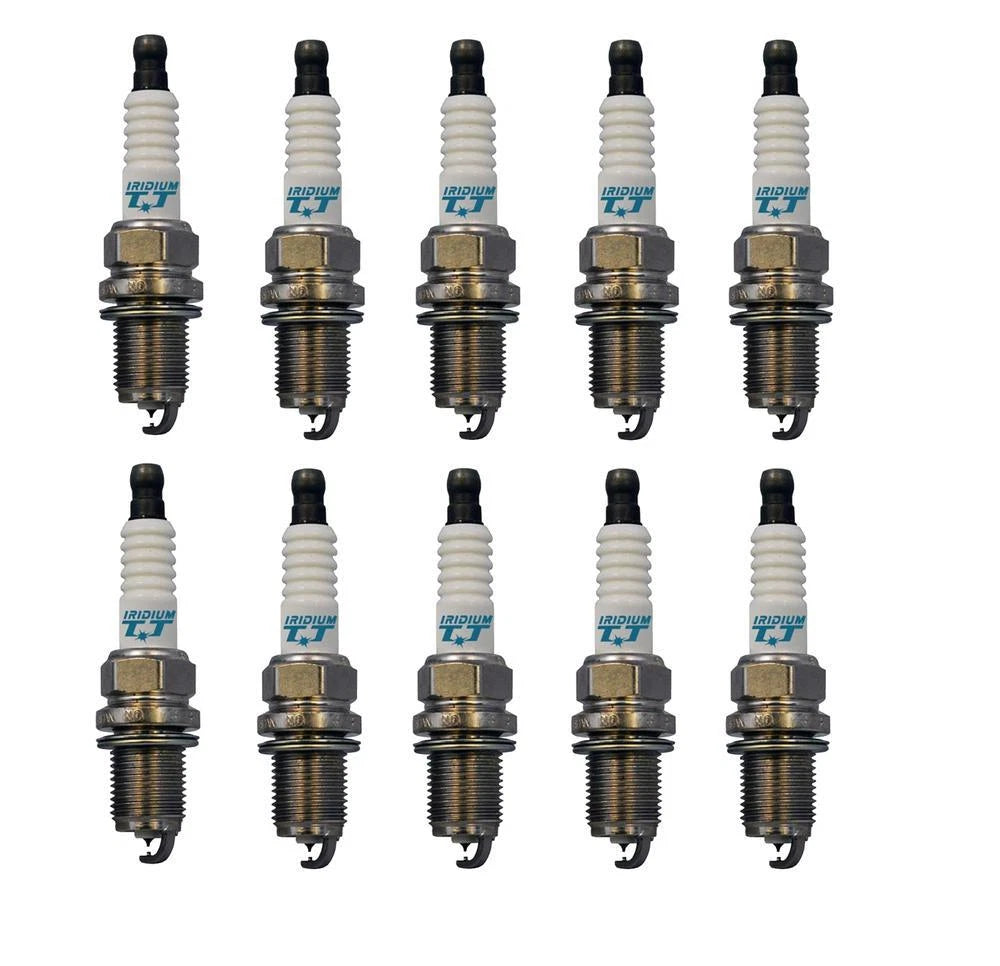 Set of 10 Iridium TT Spark Plugs for Audi Dodge 5.2 8.0 5.7 V10 (N/A)
