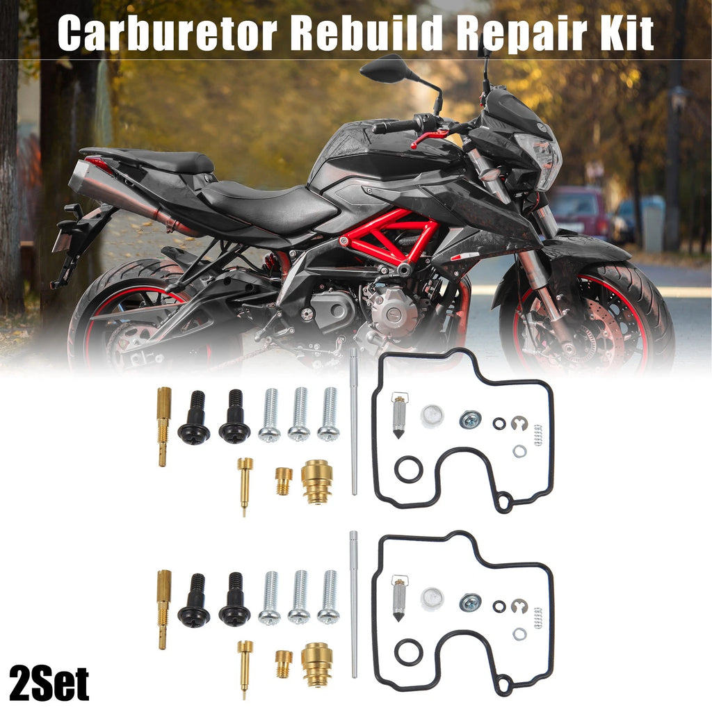 Set of 2 Carburetor Repair Parts for Suzuki SV650 (1999–2002)