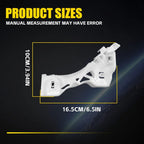 Set of 2 Front Bumper Brackets for Mazda 3 Hatchback (2004–2009)