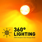 Set of 2 Amber LED Turn Signal Bulbs for