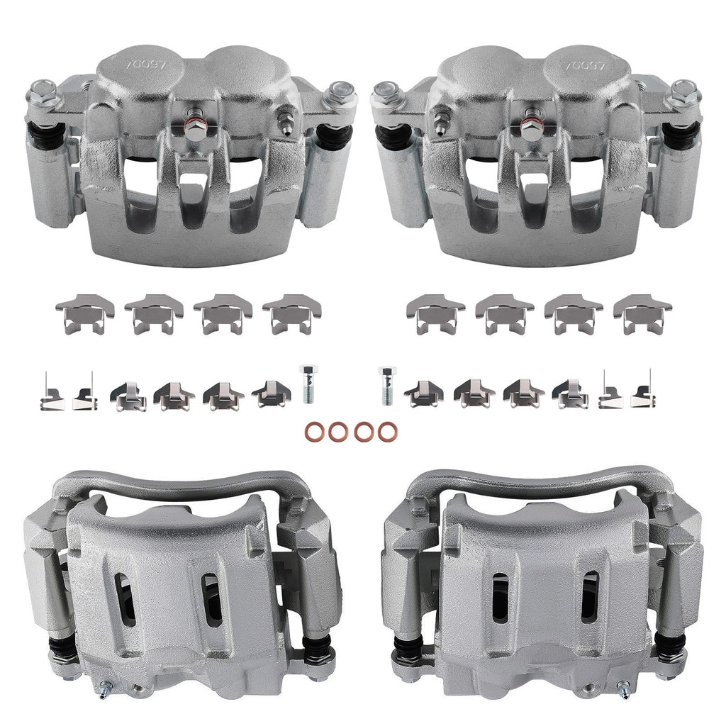 4X Brake Caliper Assembly Kit for Ford F-350/250 Super Duty (2008–2012)