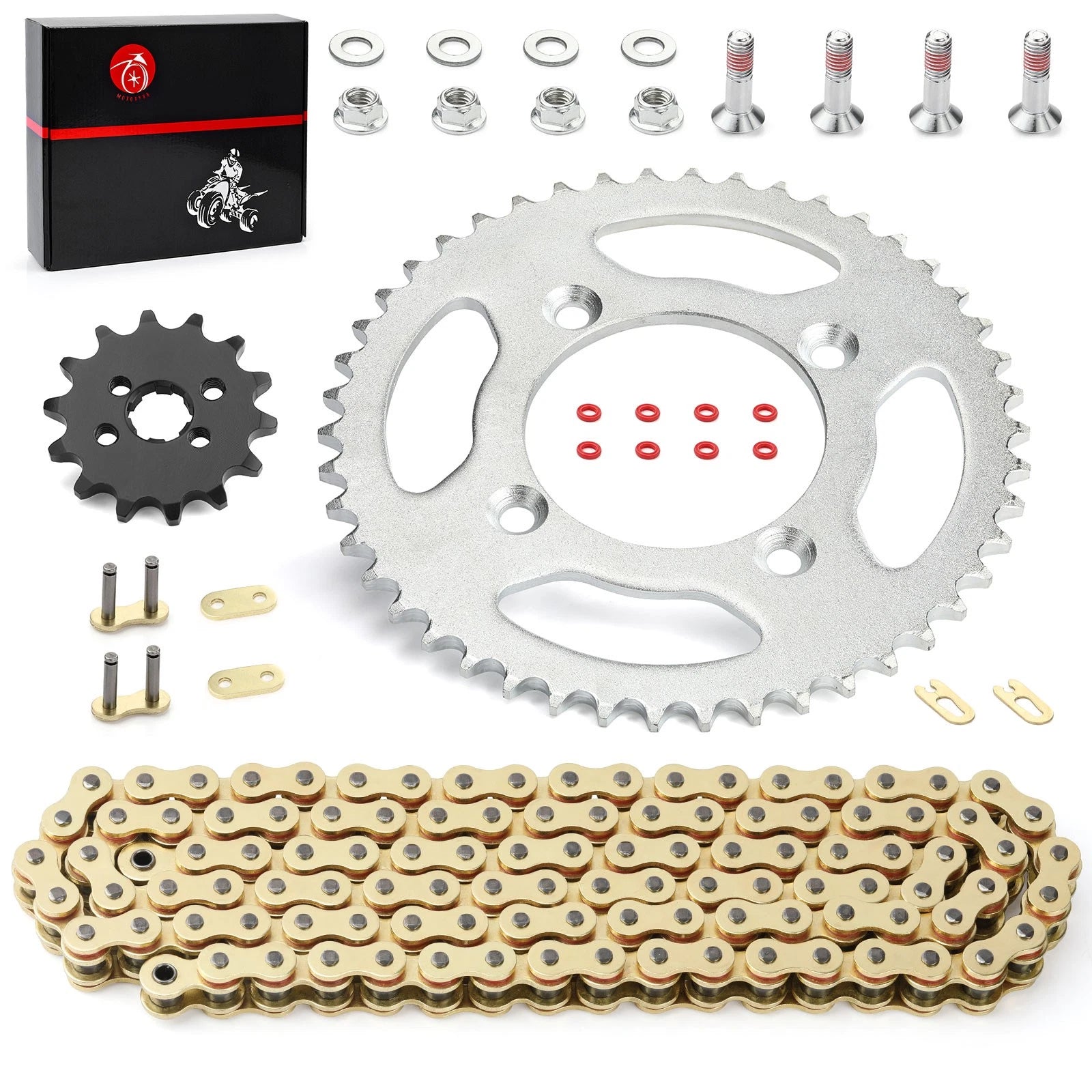 X-Ring Drive Chain & Sprockets Kit for Honda XR80R/CRF80F (1985–2013)