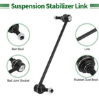 8pcs Front Suspension Kit Tie Rod End Sway Bar Link for Volkswagen Routan (2009–2019)