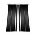 6pc Carbon Fiber Pillar Post Covers for 2002-2007 Jeep Liberty