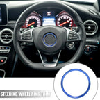 Blue Steering Wheel Ring Cover Trim for Mercedes Benz C Class C200L E300L GLA220