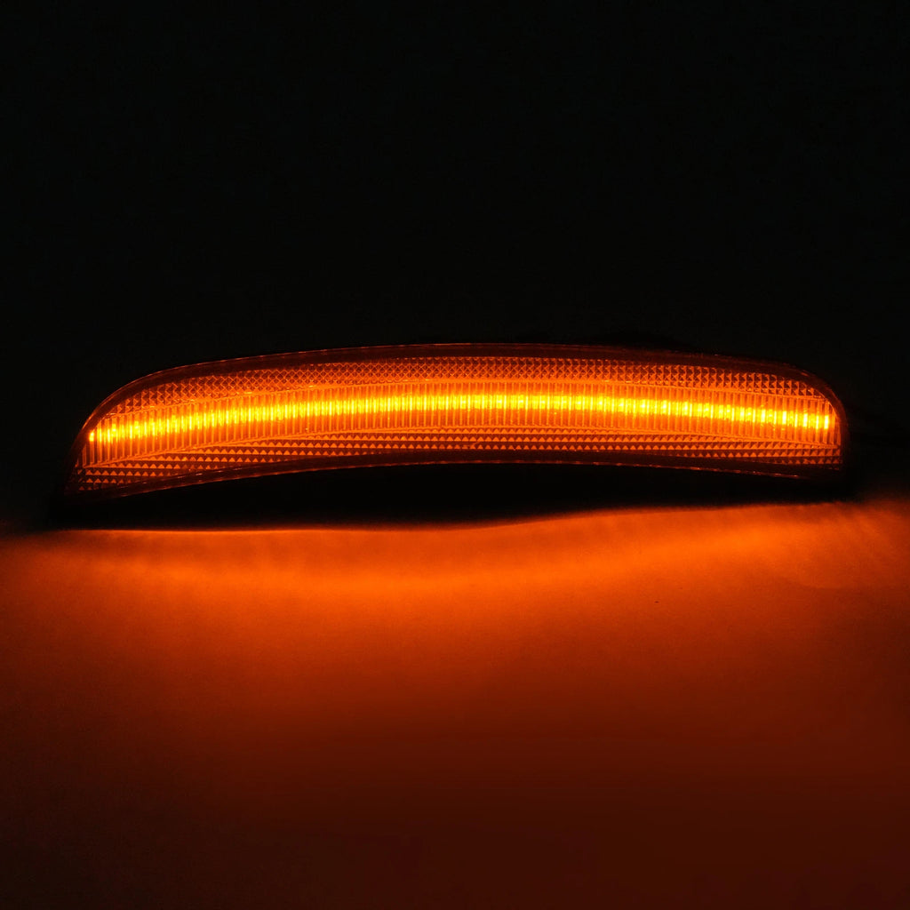 Set of 2 Smoked Lens Front LED Side Marker Lights for Chrysler 300 (2015–2023)