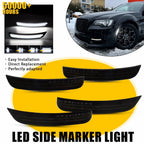 Smoked LED Side Marker Lights for Chrysler 300 (2015–2023)