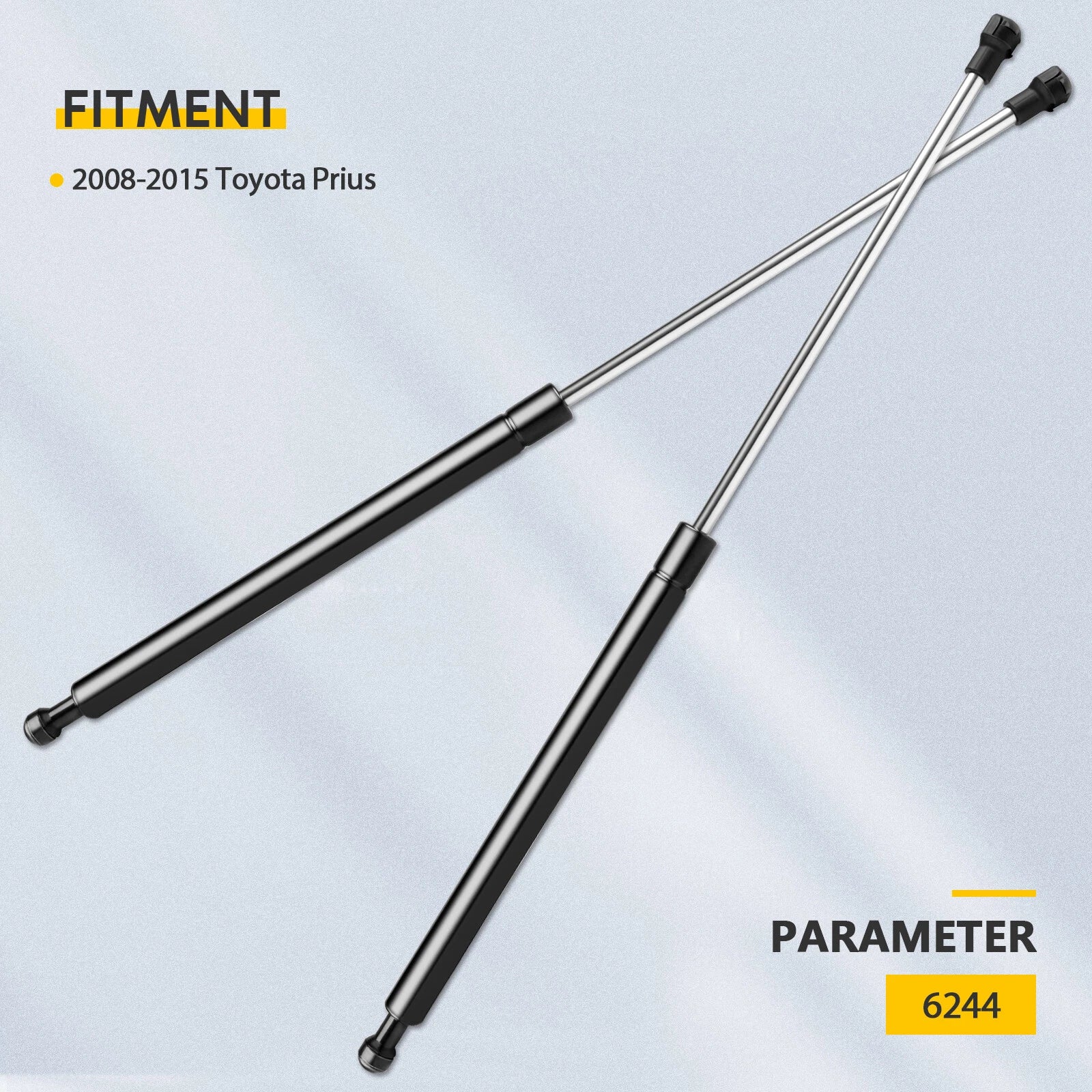 2X Hatchback Lift Support Struts for Toyota Prius (2011–2015)