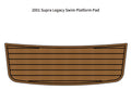 EVA Pads for Supra Legacy Swim Platform Boat (2001) - Teak Deck Mat