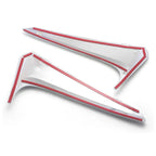 Chrome Rear Window Spoiler Wing Cover for Toyota Highlander (2014-2019)