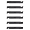 Set of 6 Zero Turn Mower Blades for Hustler Super Z X-One (60'')