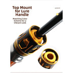 Aluminum Alloy Decorative Ring Cap Reel Seat for Fishing Rod (11mm-16.7mm ID)