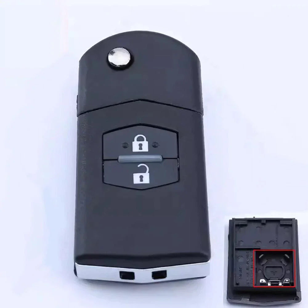Button Car Remote Key Shell Case for Mazda 2 3 5 6 RX8 MX5 (2003-2011)