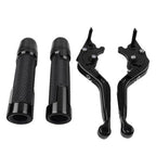 Black Extendable Brake Clutch Lever Grip Set for Yamaha YZF R1 (2009-2014)