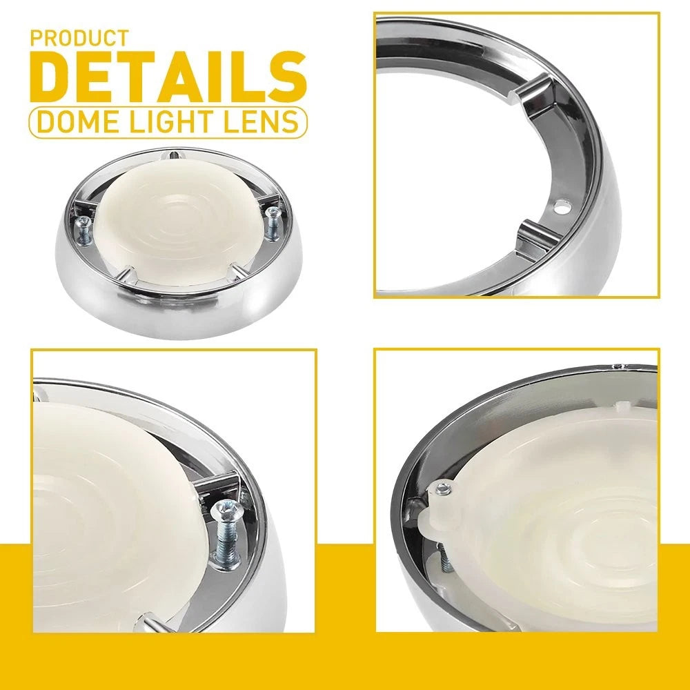 Dome Light Lamp Lens for Ford Mustang Galaxie (1960–1970)