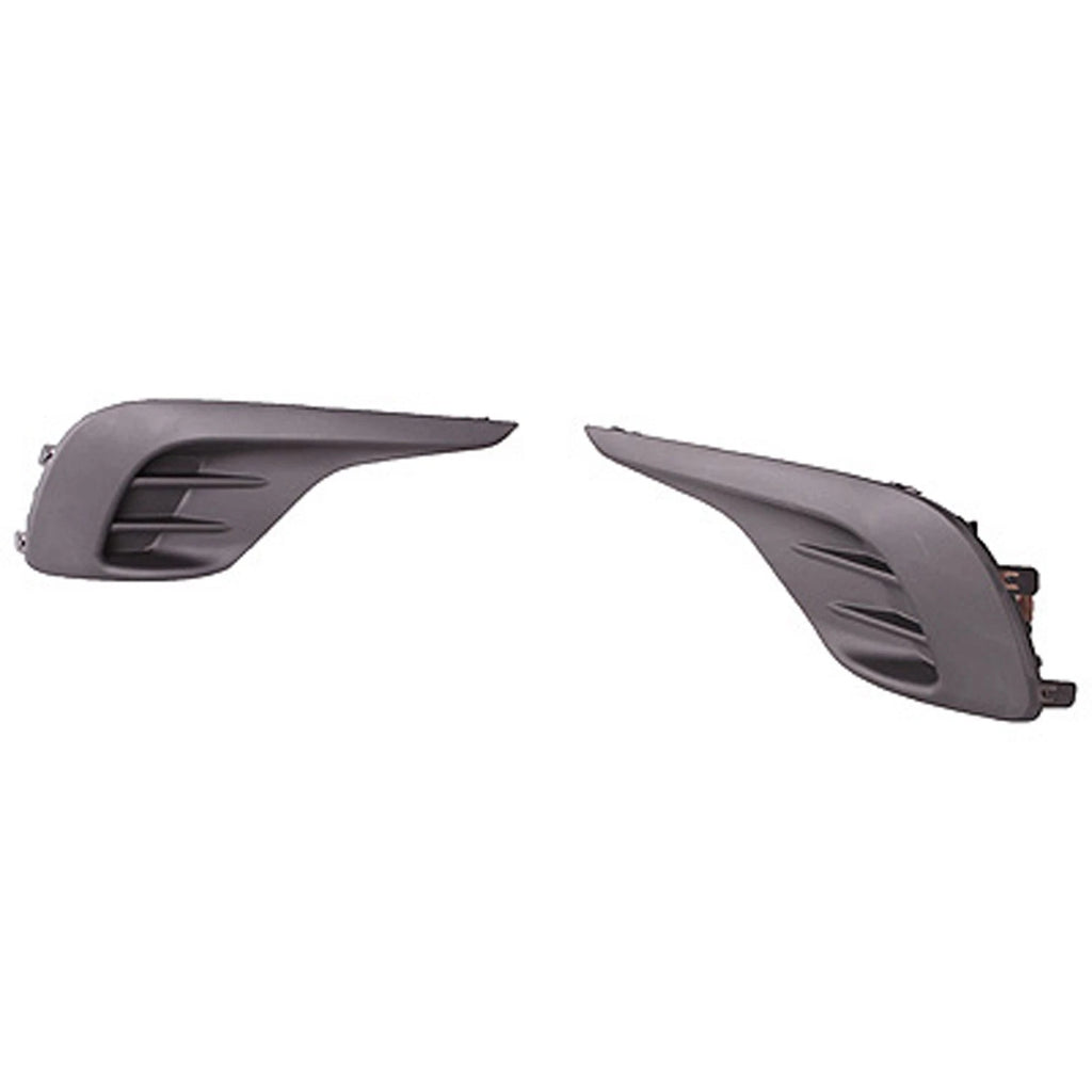 Black Textured Passenger Side Fog Light Cover for 2011-2013 Toyota Highlander