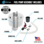 255LPH Fuel Pump Module Assembly for Audi 80 90 100 A4 A6 S4 S6 V8 (1990–2001)