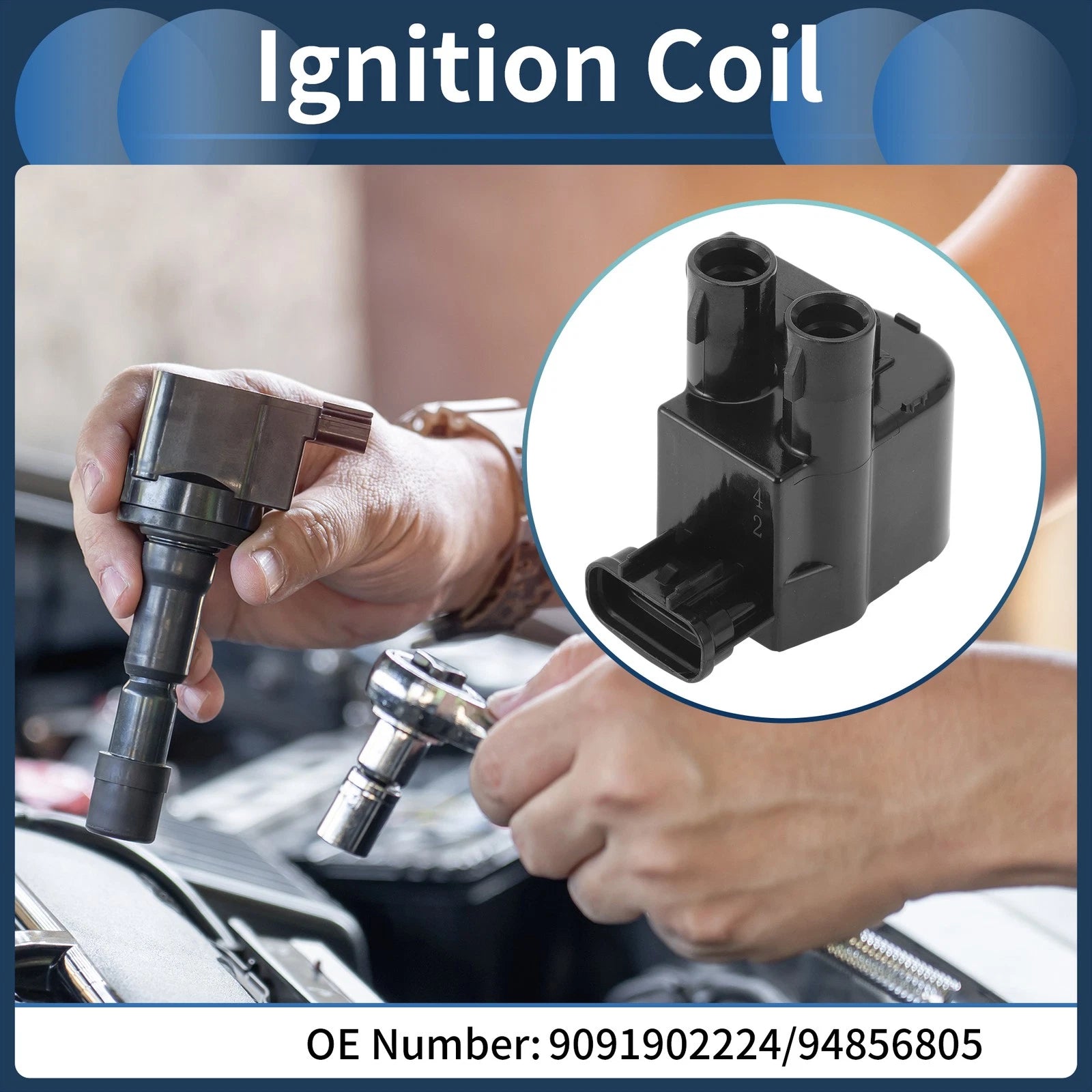 Ignition Coil Pack No. 9091902224 for Chevy Prizm 1.8L L4 (1998–1999)