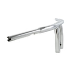 1-1/4" Fat Chrome 6" Rise T-Bars for Harley Softail (2000–2017)