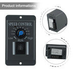 Motor Speed Regulator for Forward and Reverse Function