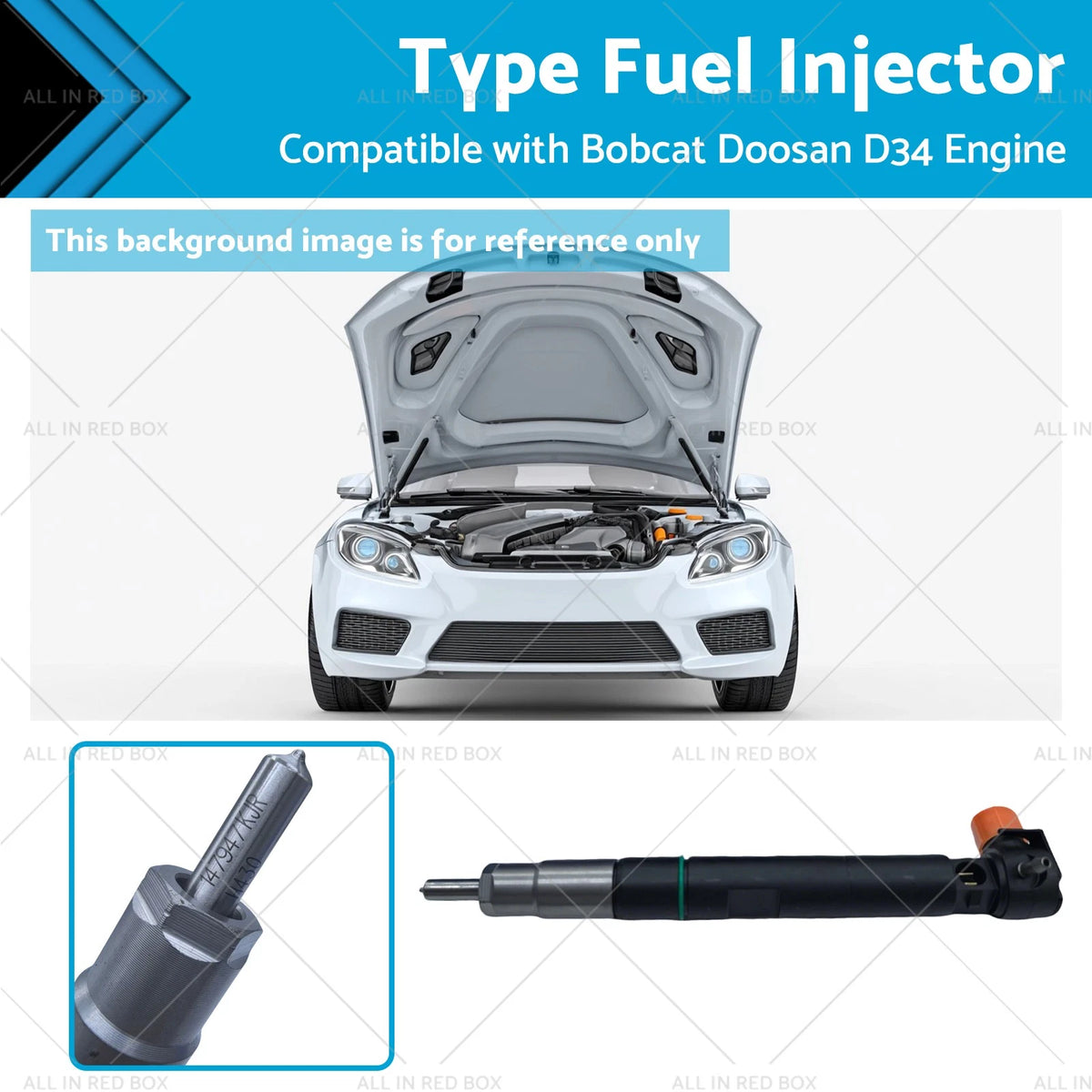 Fuel Injector for Bobcat D34 Diesel Engine (28347042, 400903-00043D)
