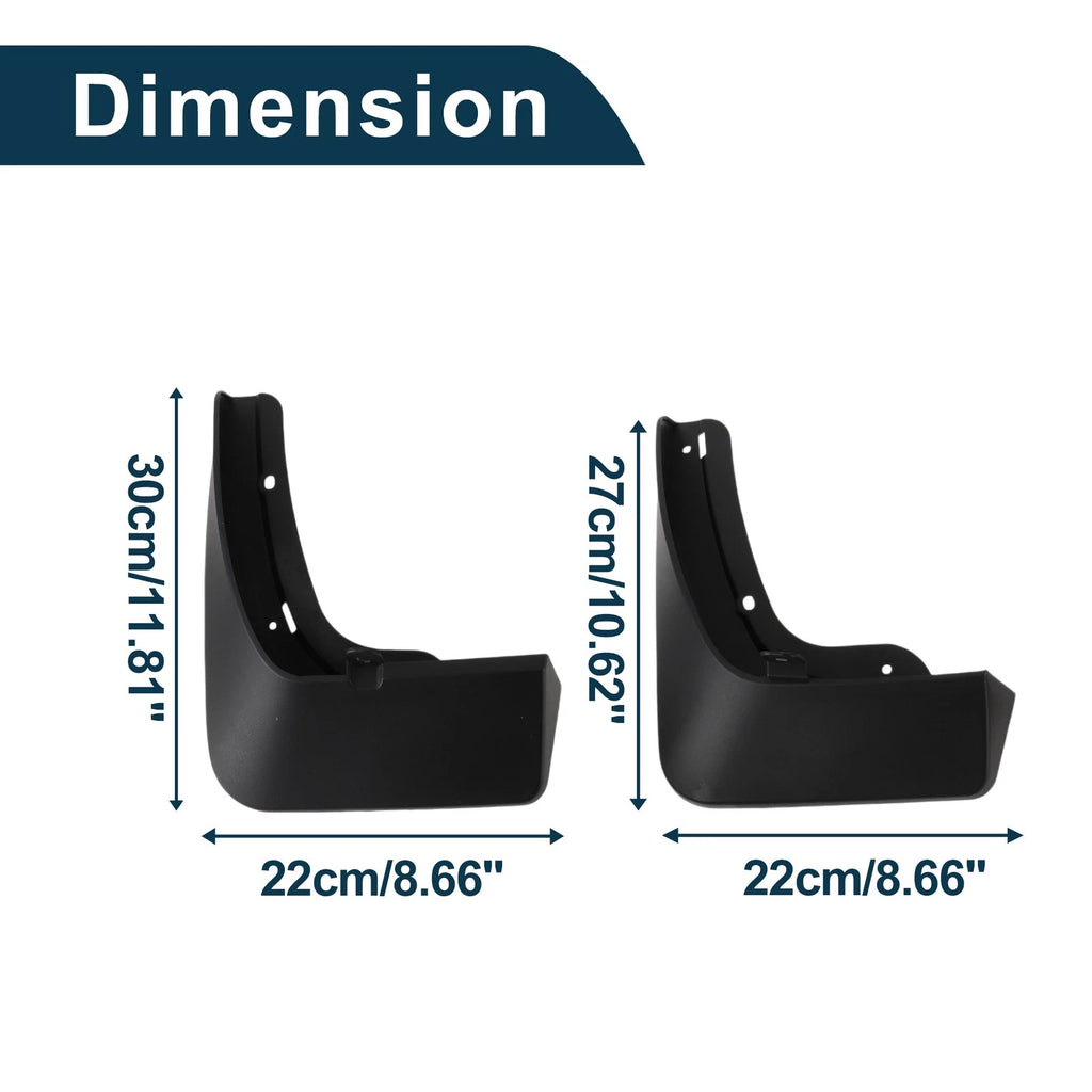Set of 4 Mud Flaps Splash Guards for Volkswagen TAVENDOR (2022–2023)
