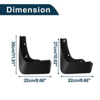 Set of 4 Mud Flaps Splash Guards for Volkswagen TAVENDOR (2022–2023)