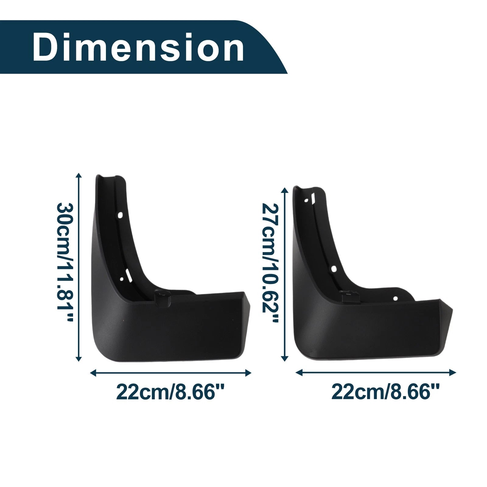 Set of 4 Mud Flaps Splash Guards for Volkswagen TAVENDOR (2022–2023)
