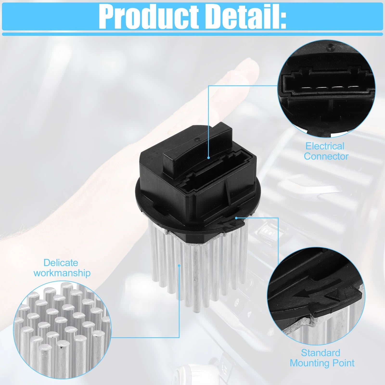 HVAC Blower Motor Resistor for Mercedes-Benz Sprinter (2007–2018)